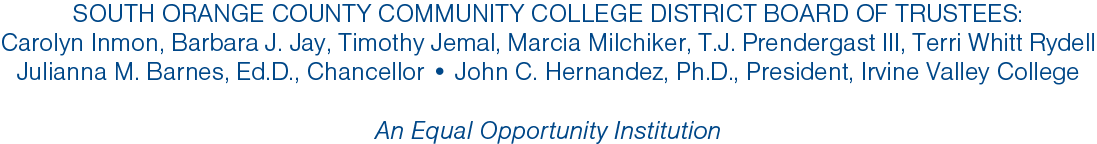 List of SOCCCD trustees